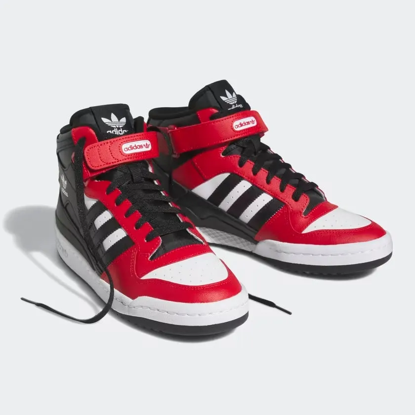 Adidas - Men's shoes Forum Mid Black/Red
