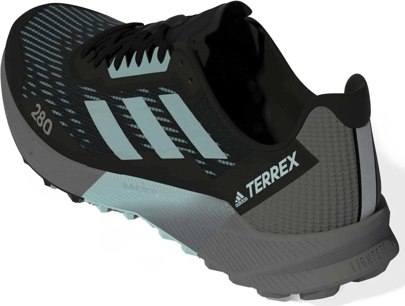 adidas Womens Terrex Agravic Flow 2 Trail Trail Running Sneakers Shoes - Black