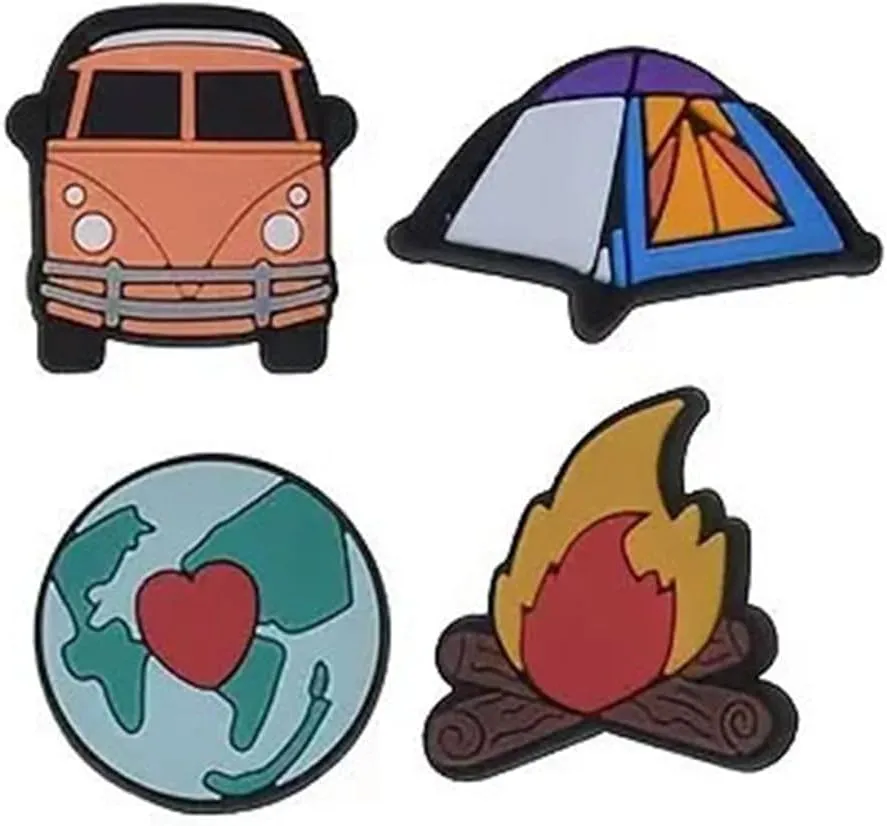 BOWNDY Different Shape Shoe Charms for Clog Decoration, Cute Pin, Bulk Pack, Random Assortment