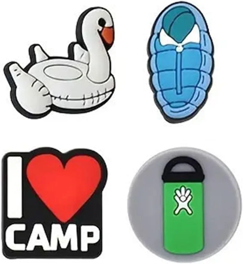 BOWNDY Different Shape Shoe Charms for Clog Decoration, Cute Pin, Bulk Pack, Random Assortment