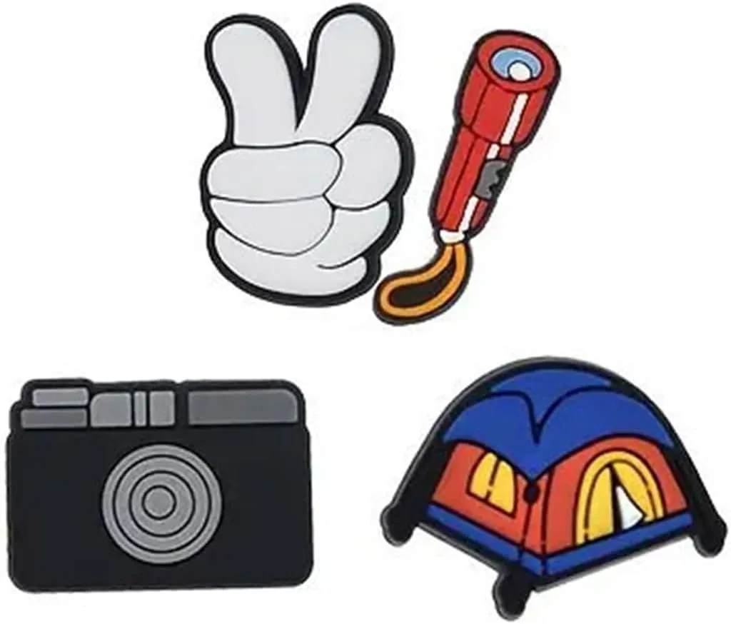 BOWNDY Different Shape Shoe Charms for Clog Decoration, Cute Pin, Bulk Pack, Random Assortment