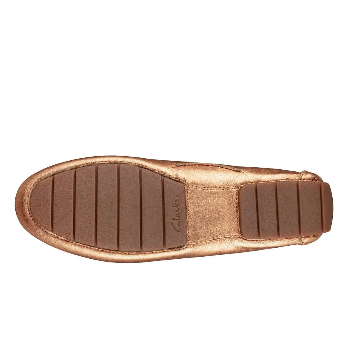 Clarks Womens Ballerina 641 Copper Leather Ballet Flat - 4 UK (26151641)