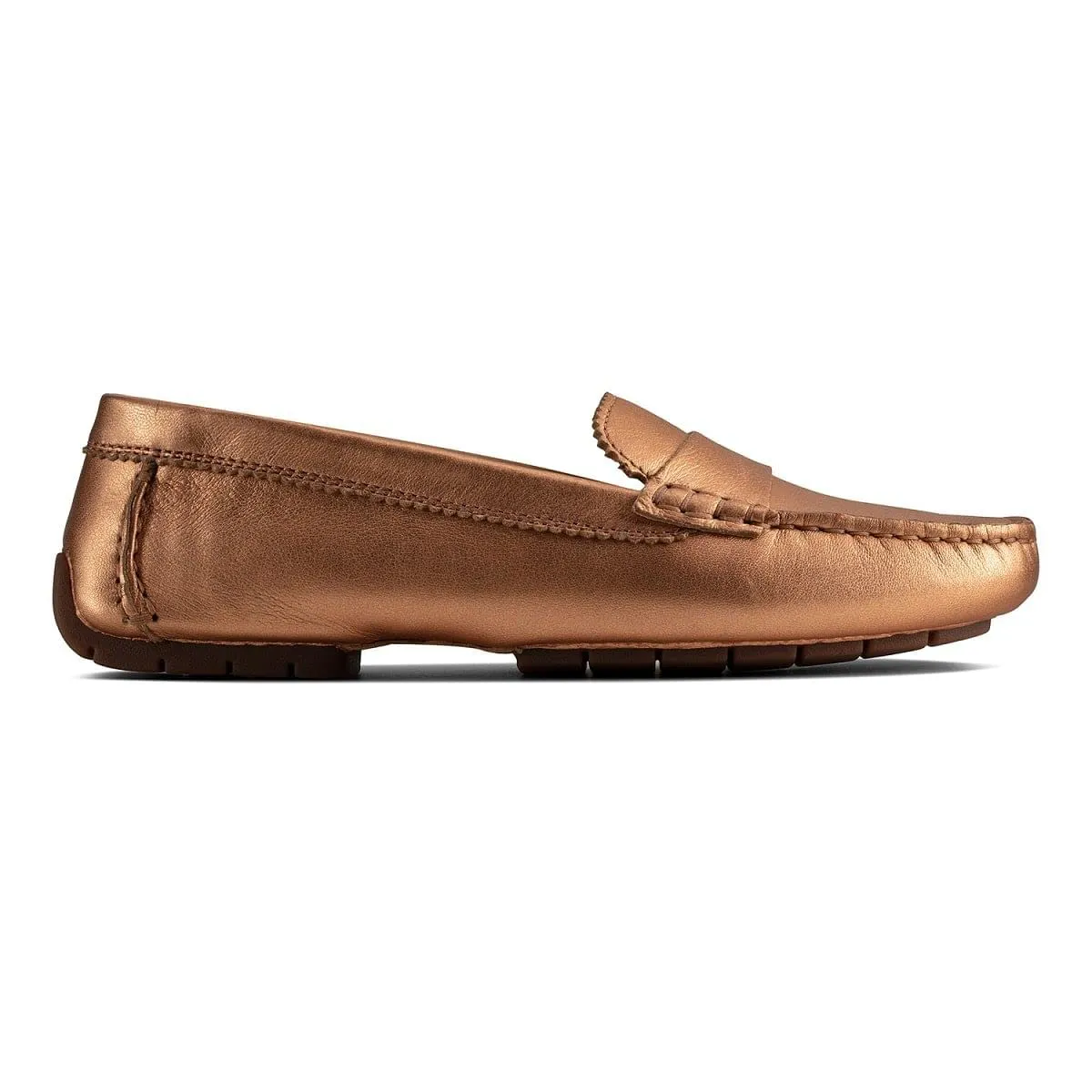 Clarks Womens Ballerina 641 Copper Leather Ballet Flat - 4 UK (26151641)