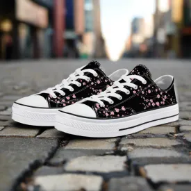 Dark Night Sakura Classic Low Top
