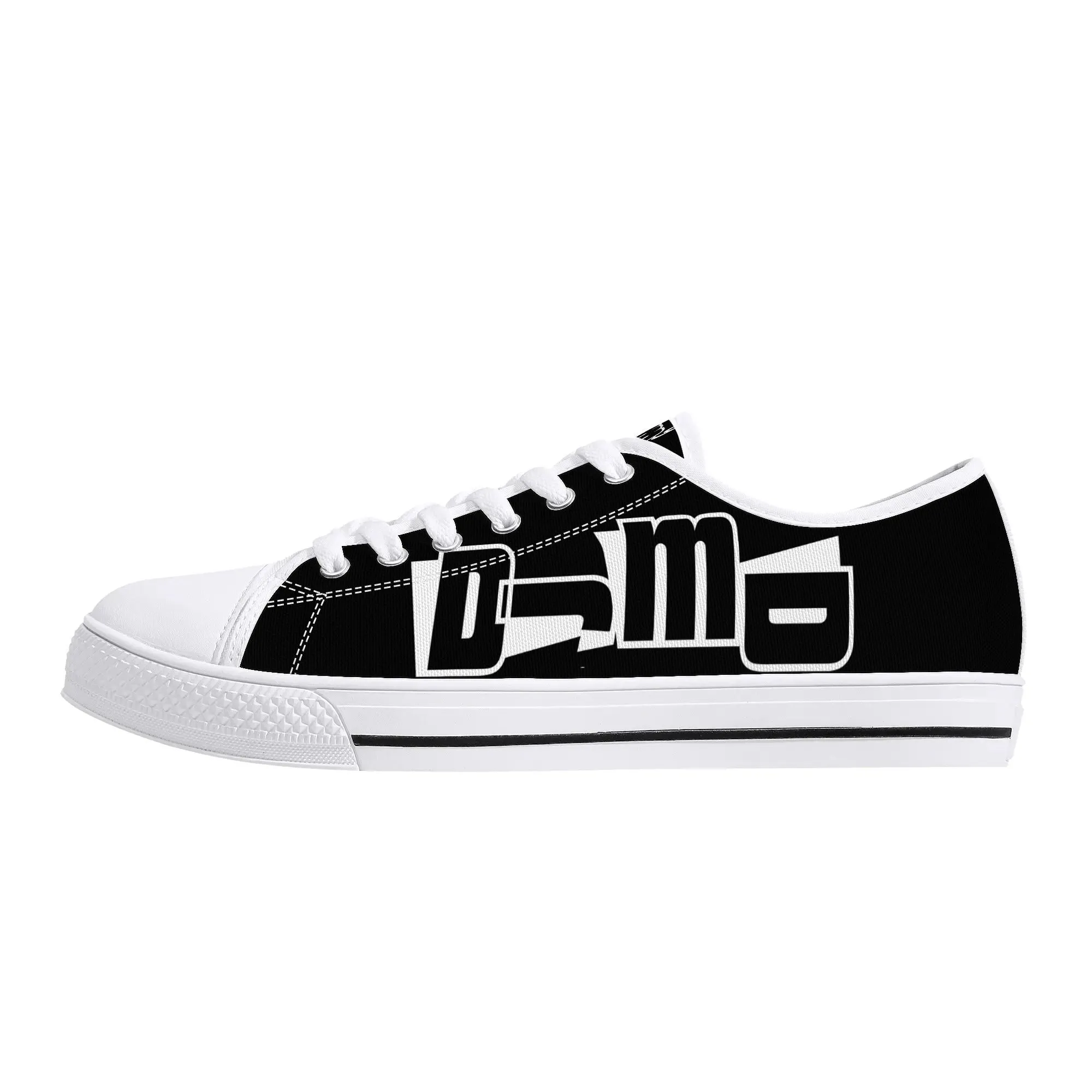 Dnt Juge My Different Mens Low Top Canvas Shoes - Customized Tongue