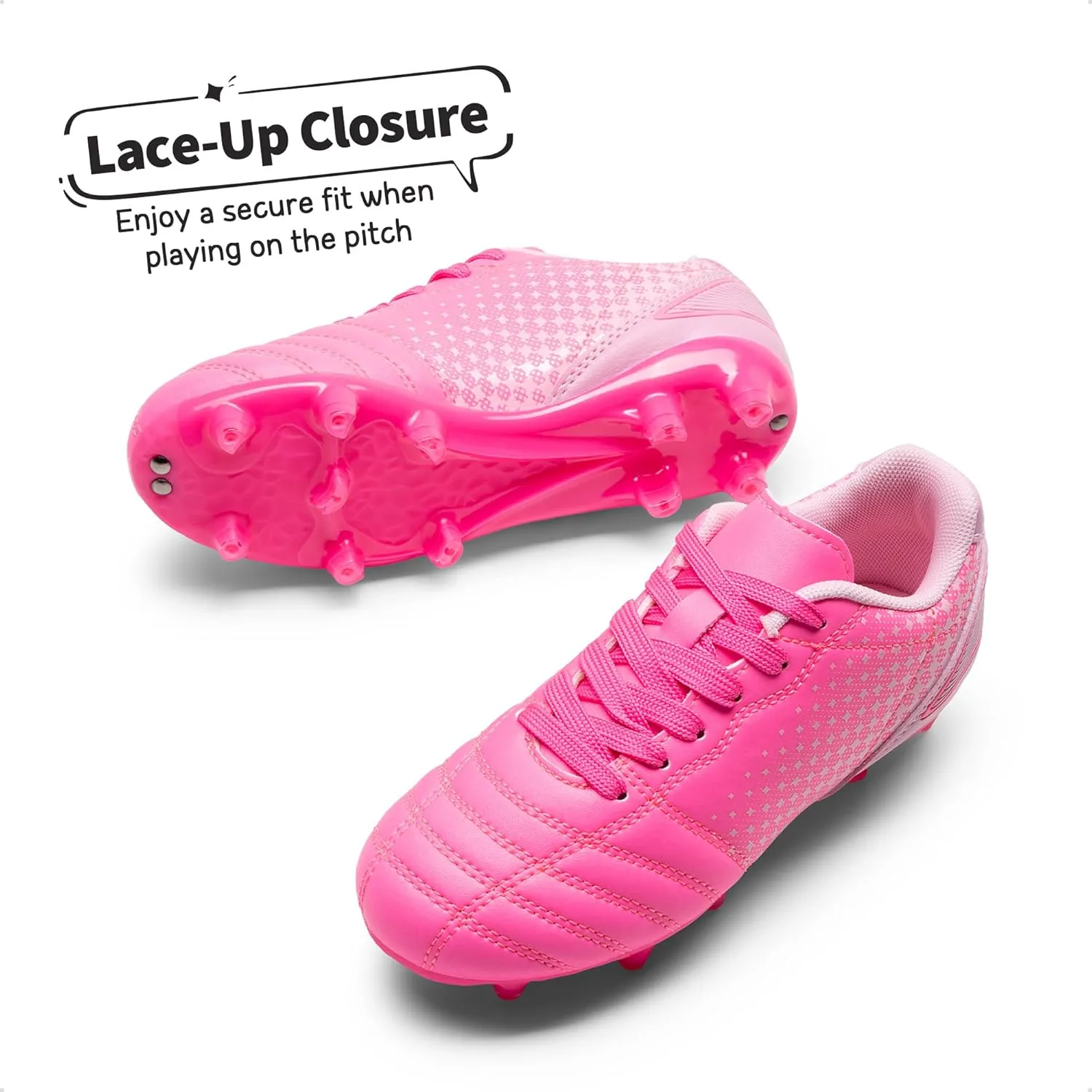 DREAM PAIRS Boys Girls Outdoor Sport Football Shoes Soccer Cleats for Little/Big Kid