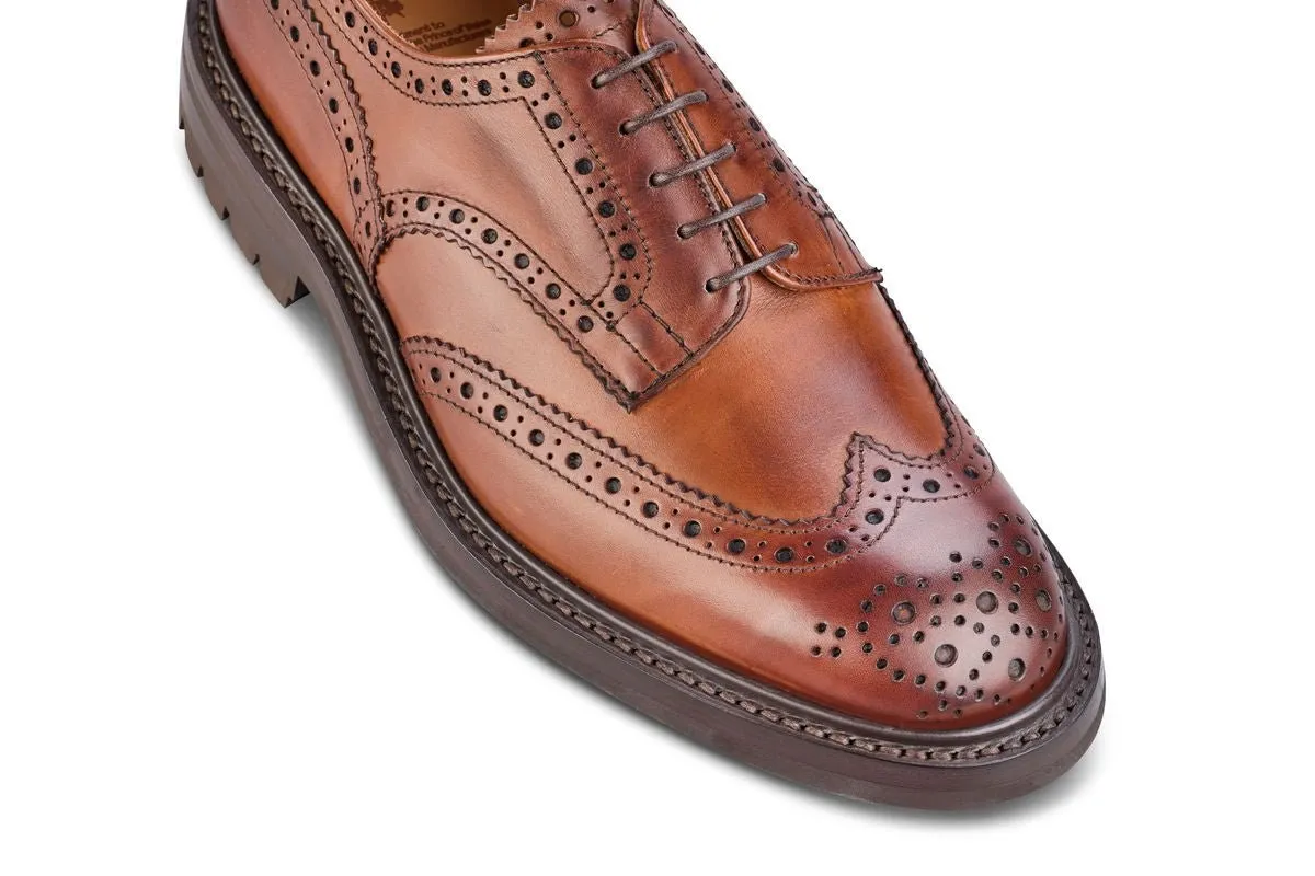 Durham Country Brogue - Chestnut Burnished