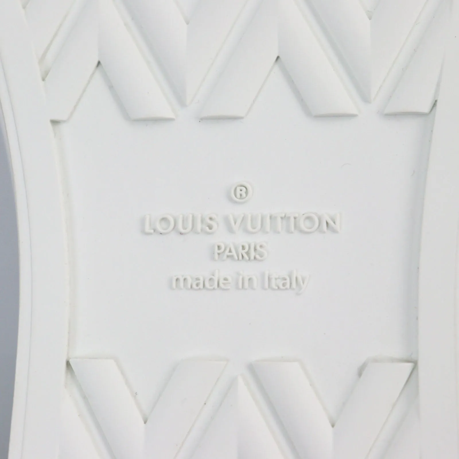 LOUIS VUITTON High cut sneakers leather blue Tattoo line 7