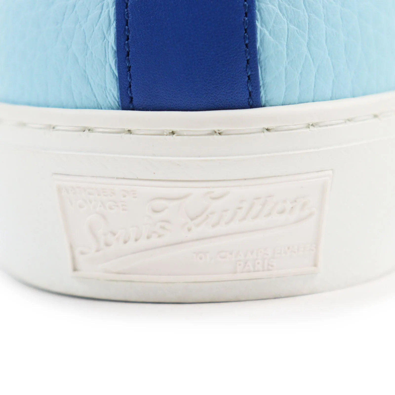 LOUIS VUITTON High cut sneakers leather blue Tattoo line 7