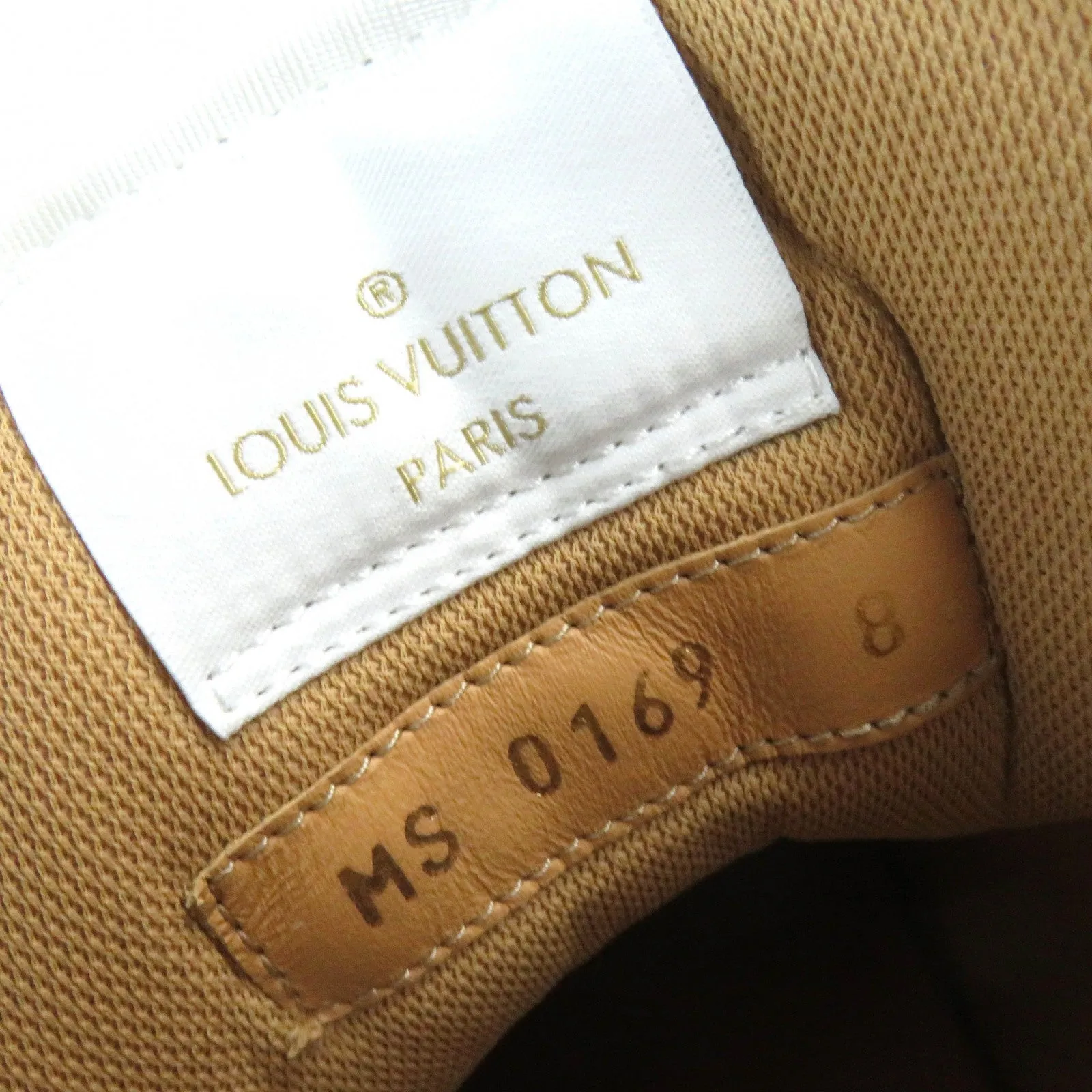 LOUIS VUITTON High cut sneakers leather Green white Rivoli line 8