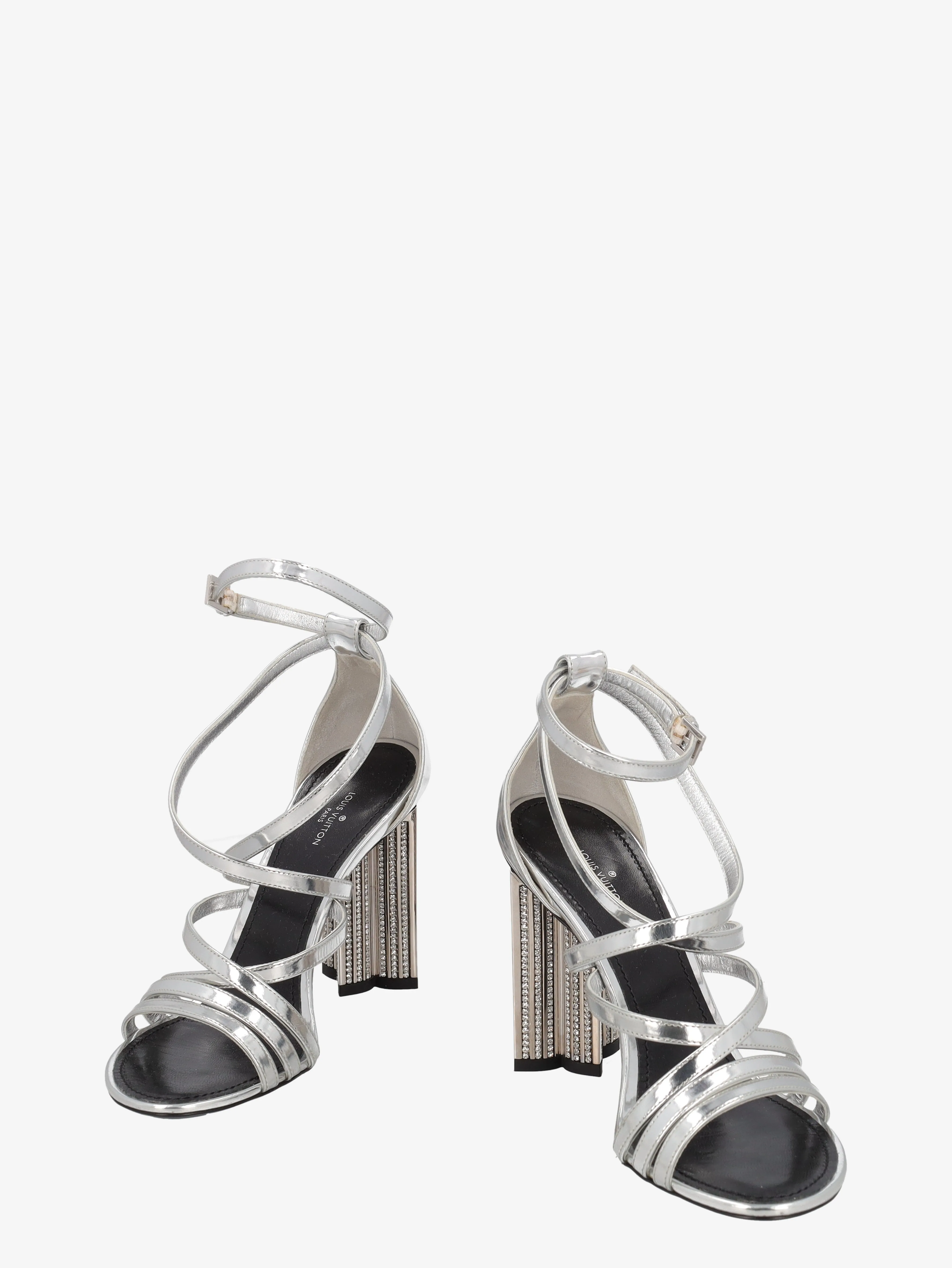 Louis Vuitton Silver Sandals