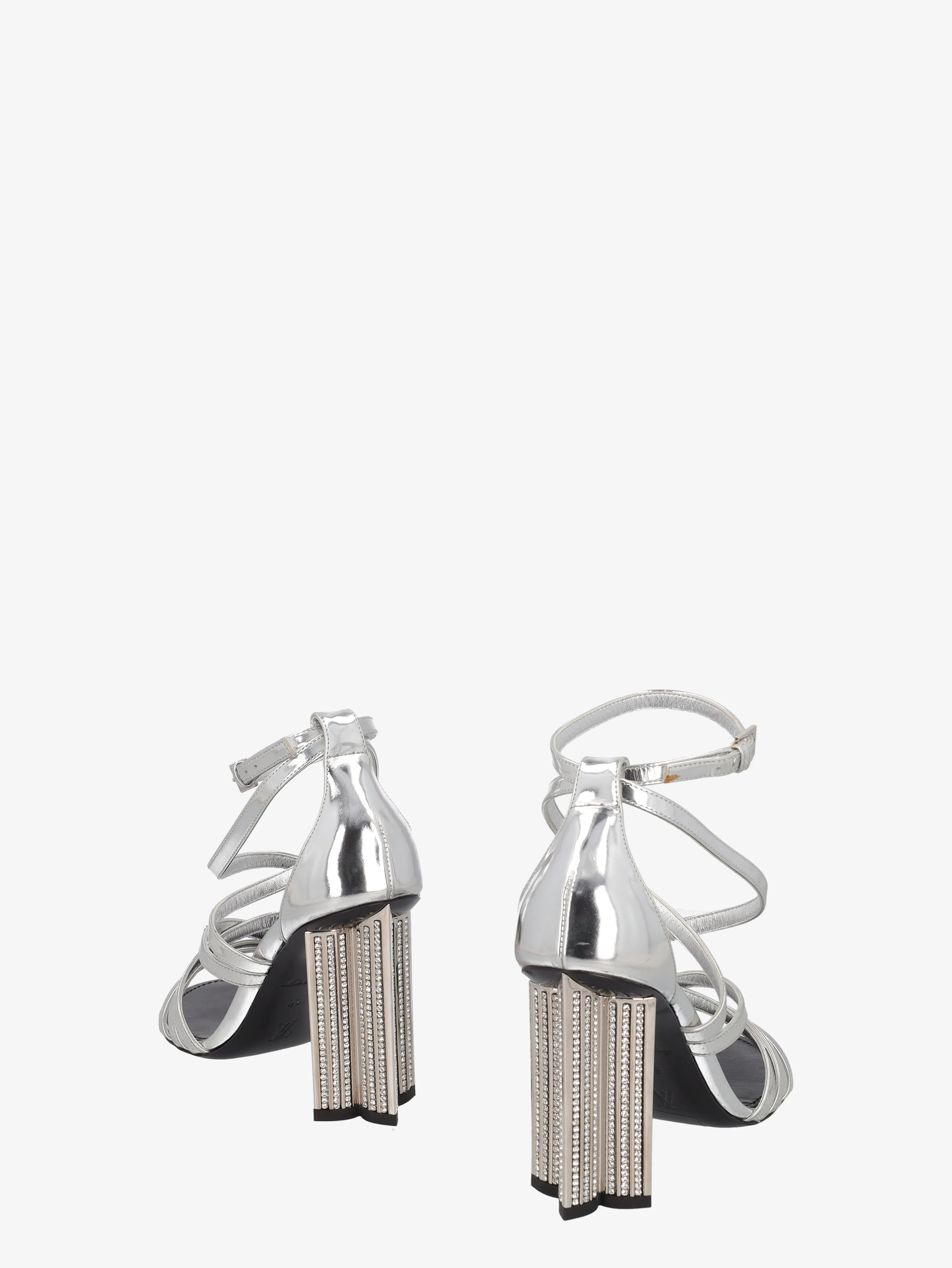 Louis Vuitton Silver Sandals