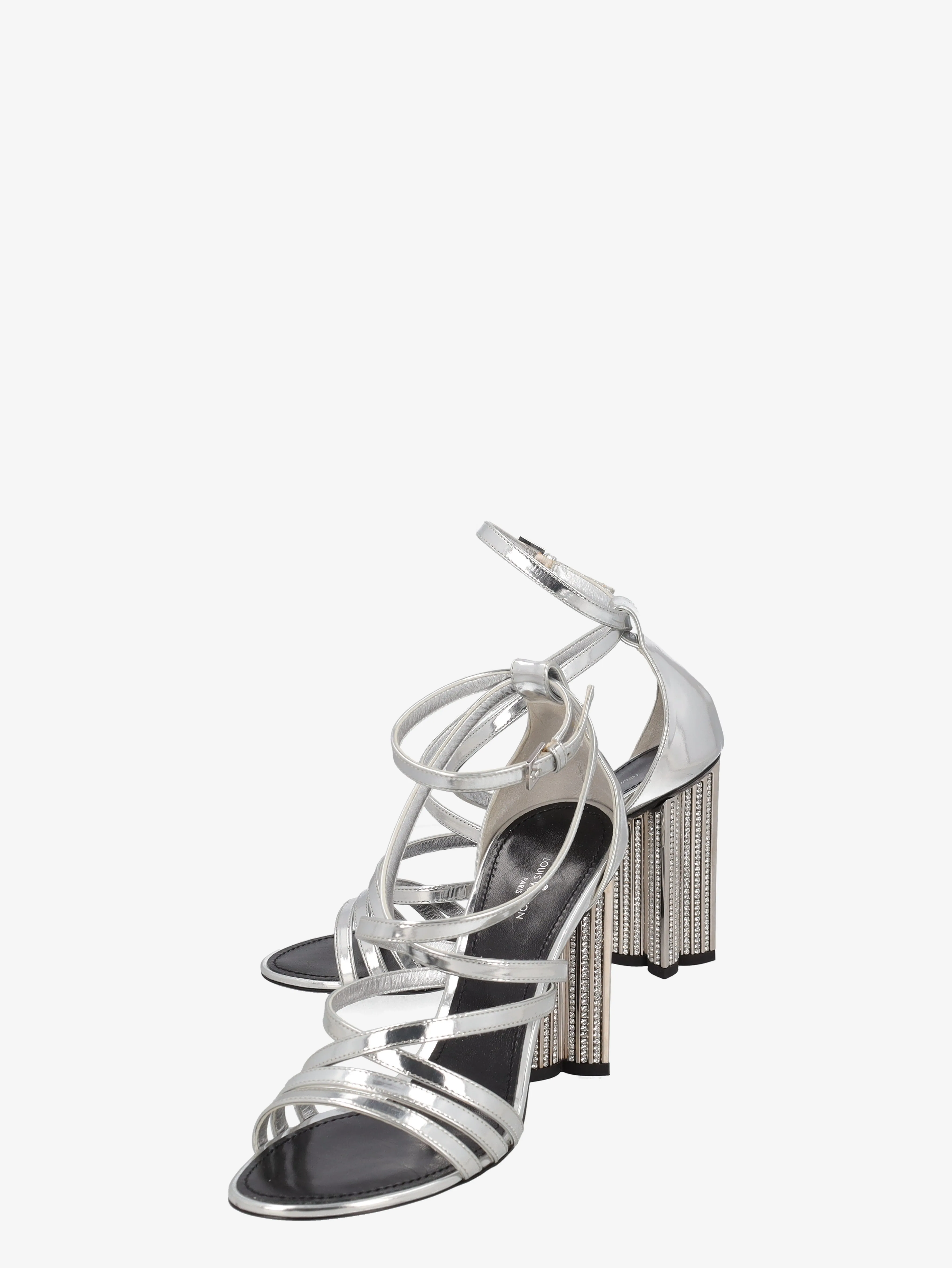 Louis Vuitton Silver Sandals