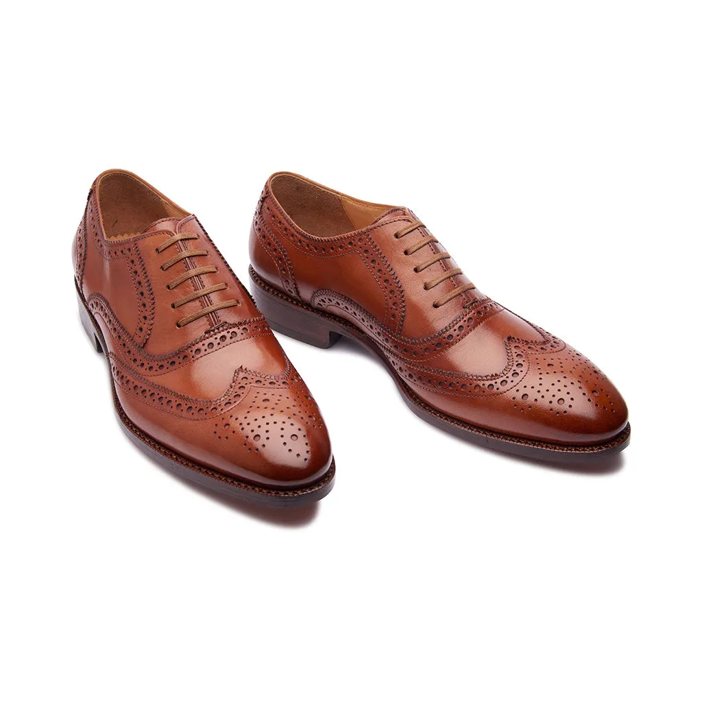 Marcell, Full Brogue Oxford - Chestnut | Hand Welted | Classics Collection