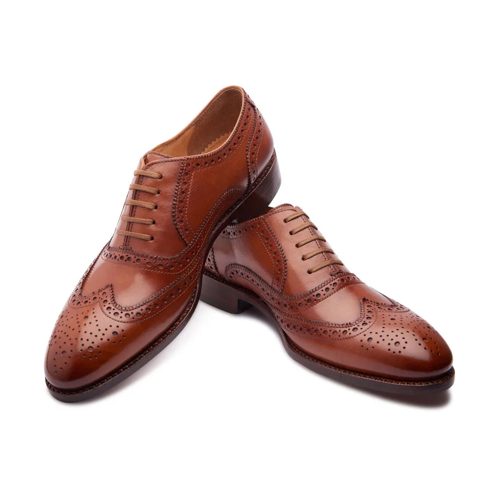Marcell, Full Brogue Oxford - Chestnut | Hand Welted | Classics Collection