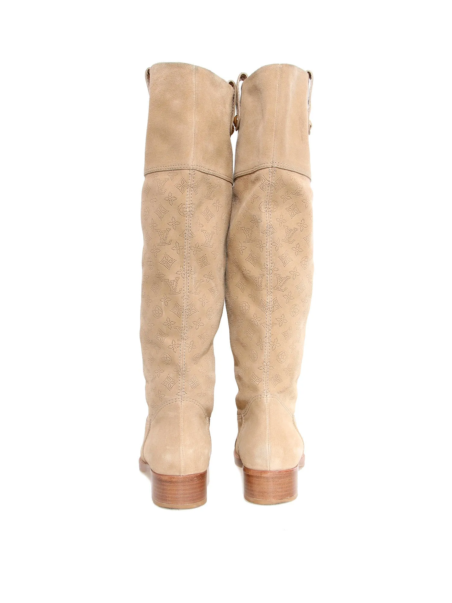 Monogram Suede Zanzibar High Boots