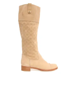 Monogram Suede Zanzibar High Boots