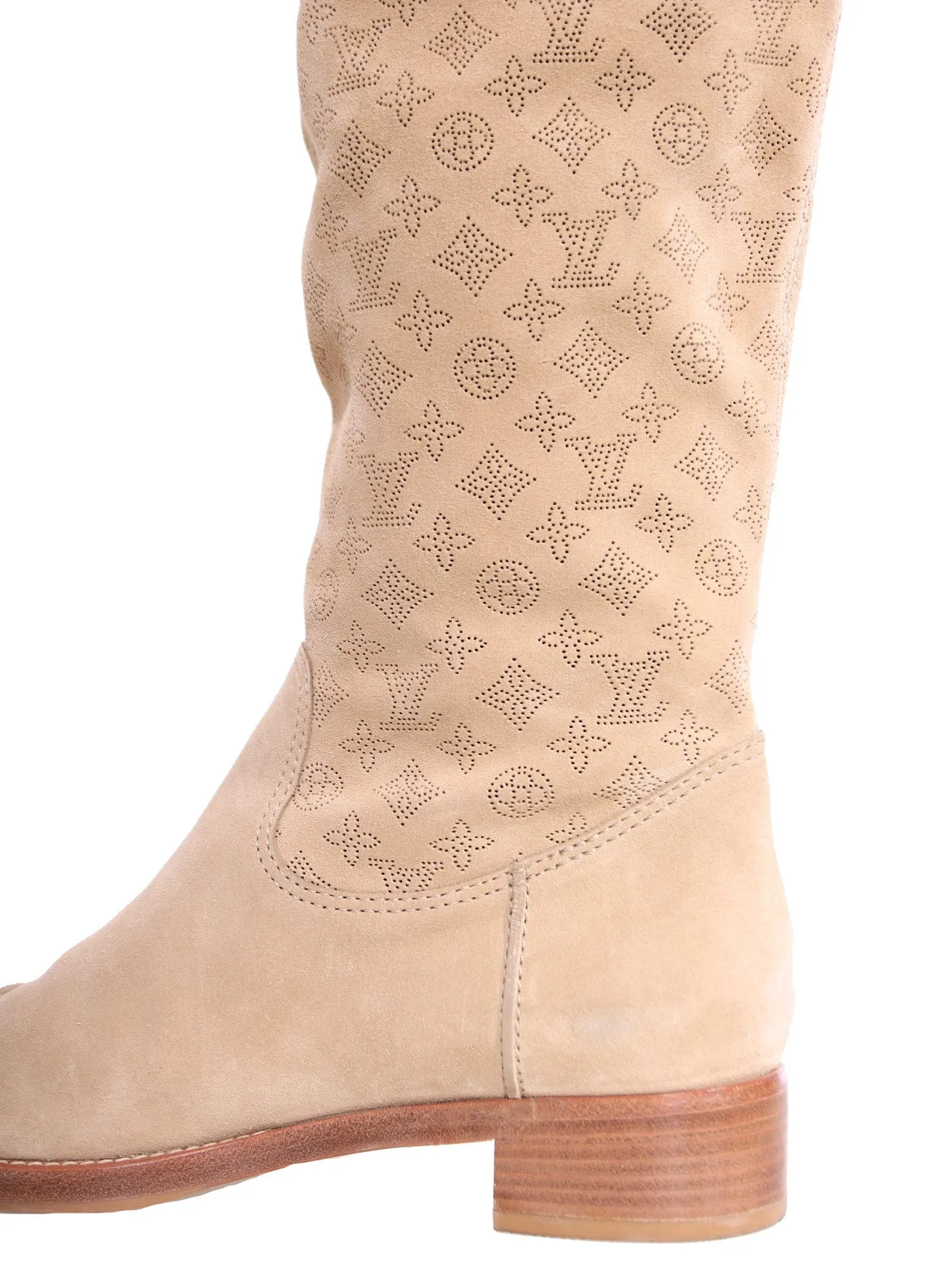 Monogram Suede Zanzibar High Boots