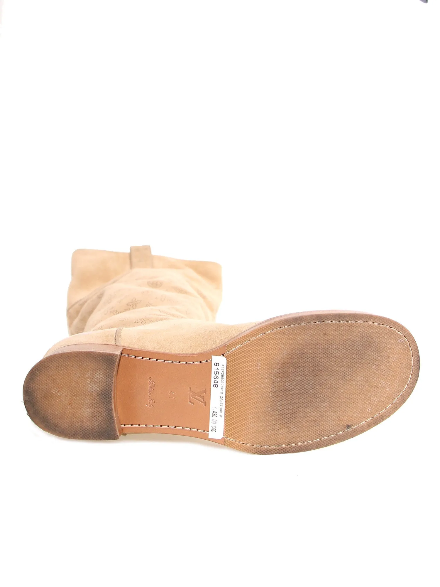 Monogram Suede Zanzibar High Boots