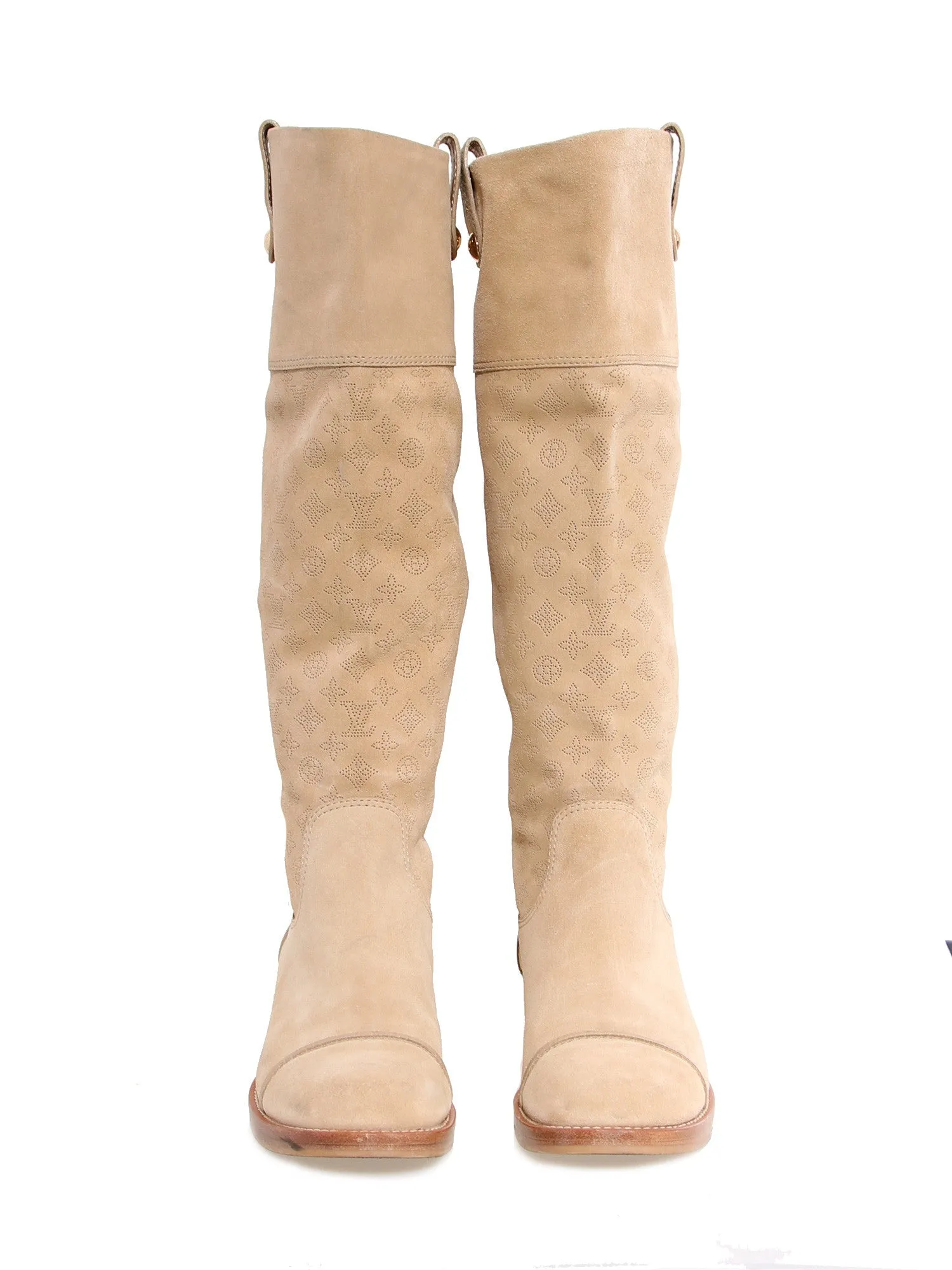 Monogram Suede Zanzibar High Boots
