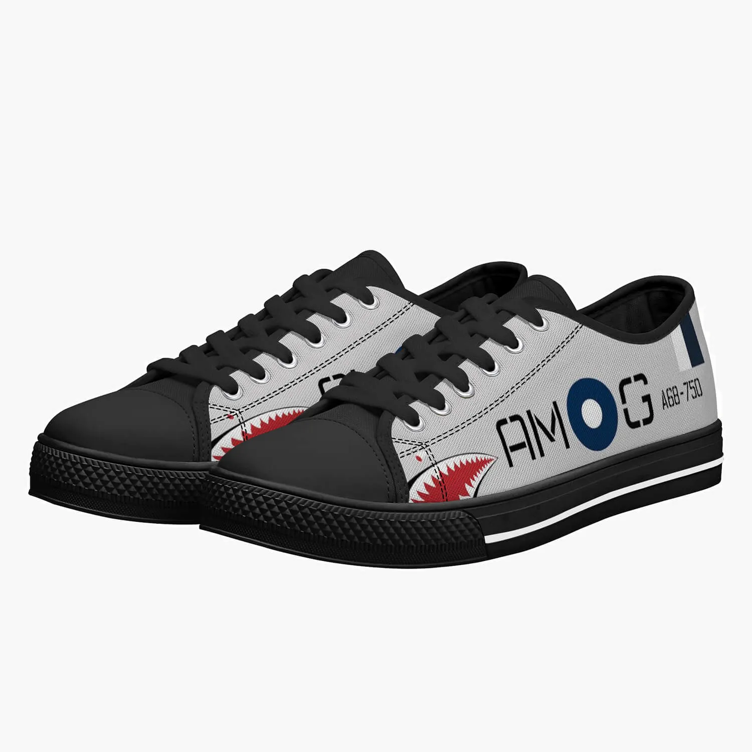 P-51 "AM-G" Low Top Canvas Shoes