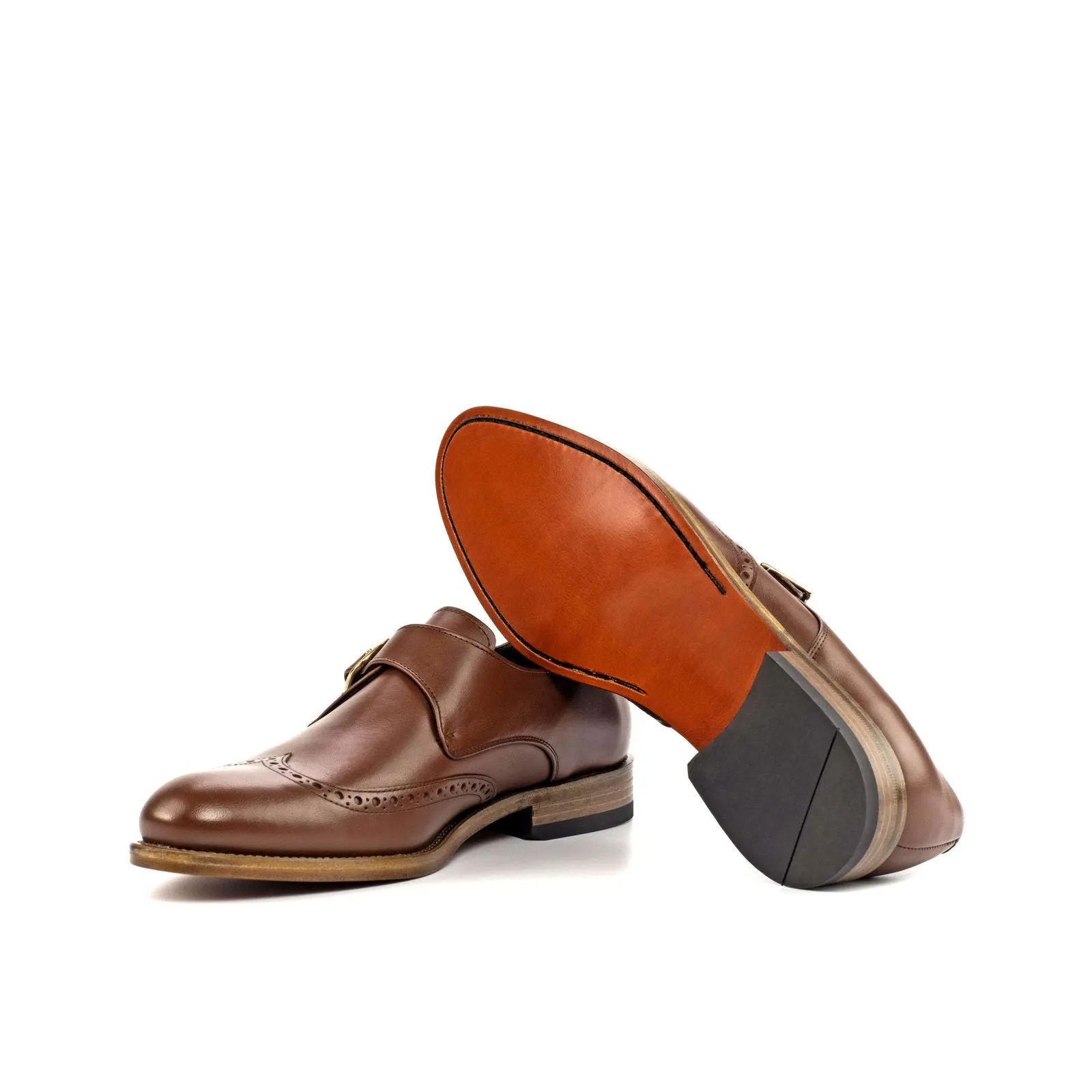 Single Monk-Box Calf, Brown