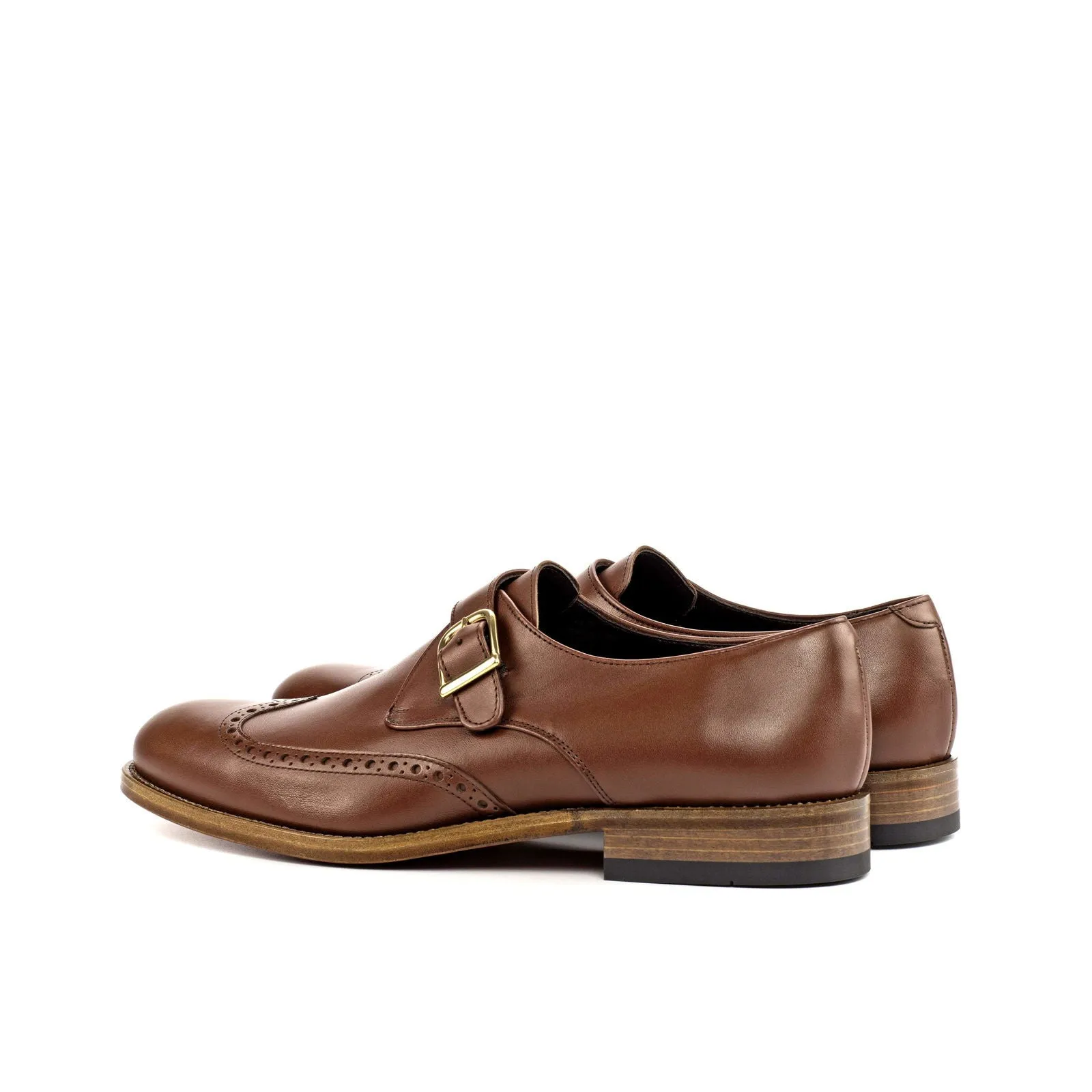 Single Monk-Box Calf, Brown