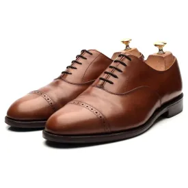 Tan Brown Leather Oxford UK 10.5