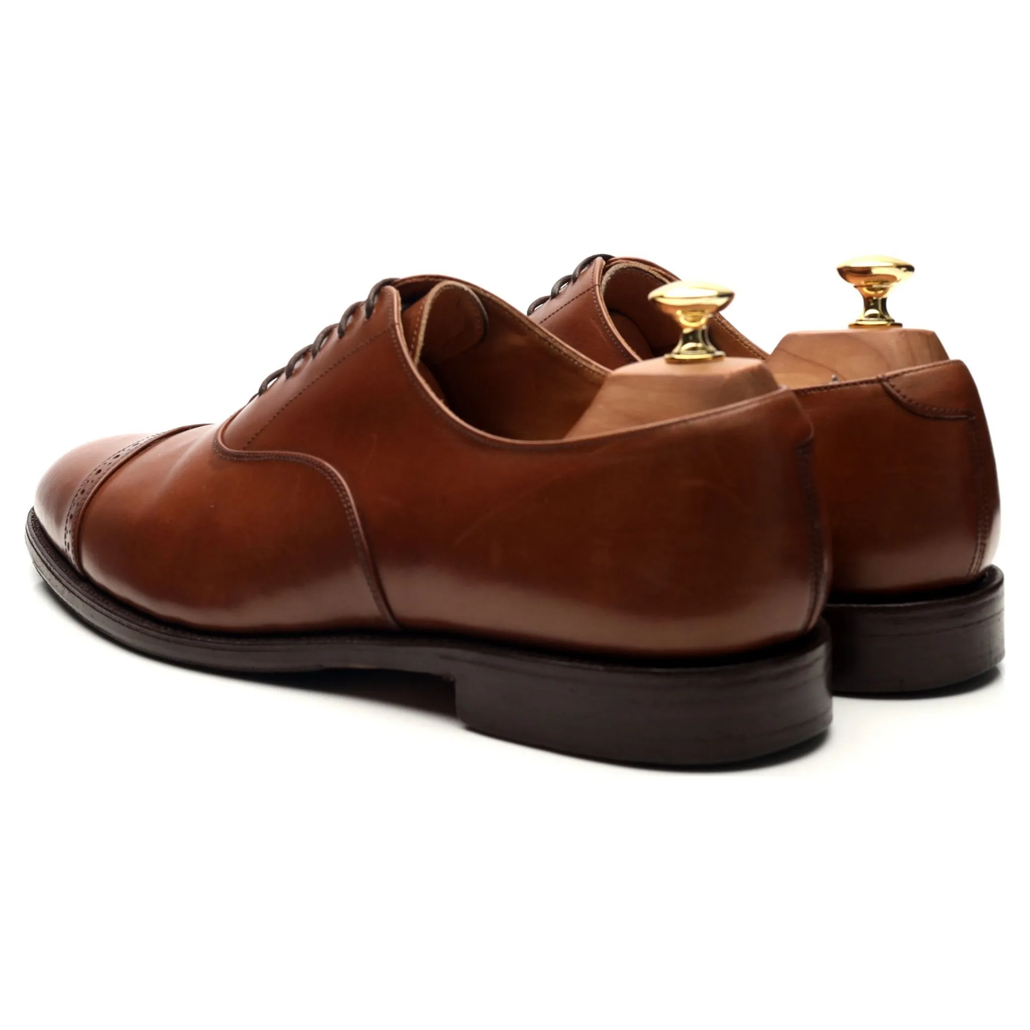 Tan Brown Leather Oxford UK 10.5