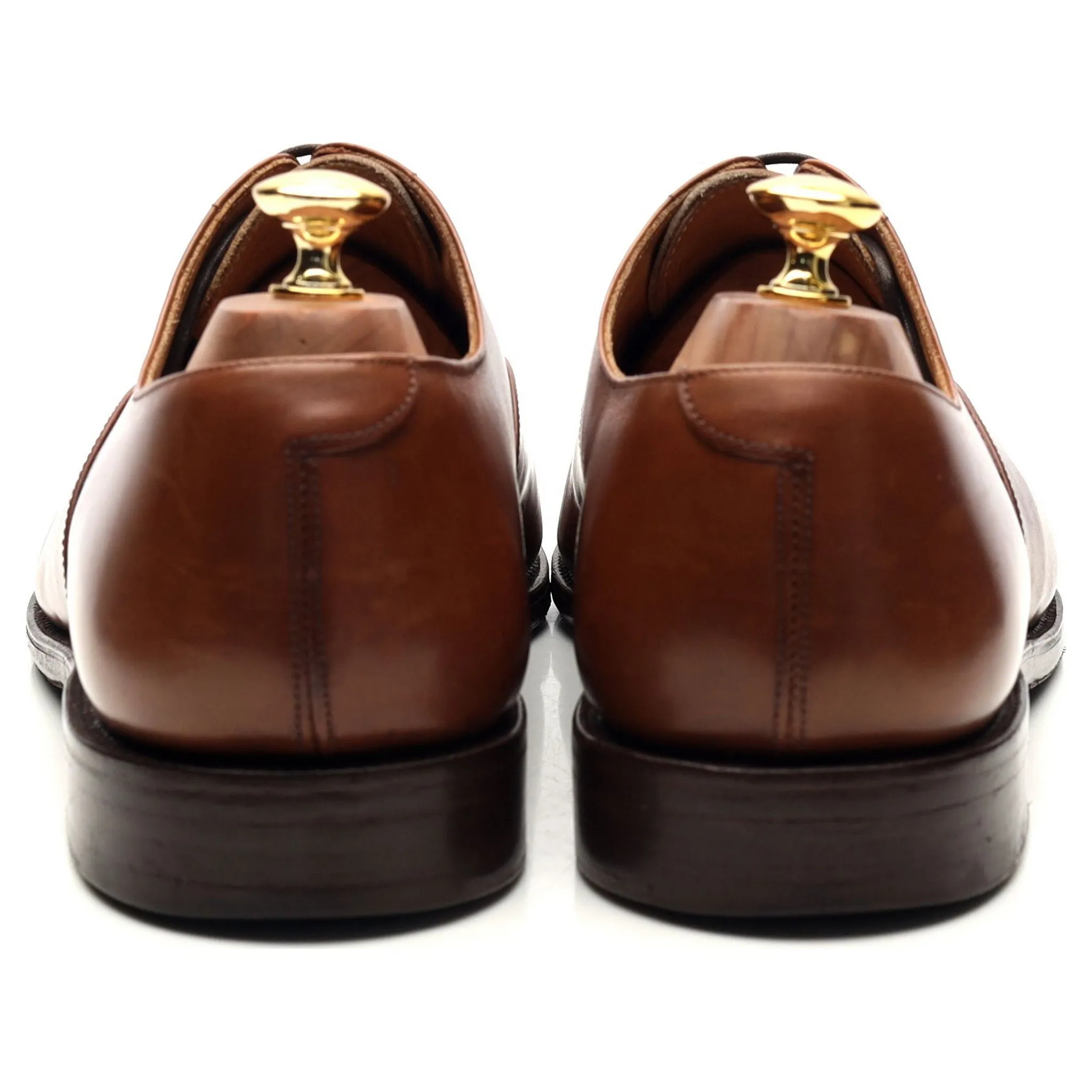 Tan Brown Leather Oxford UK 10.5