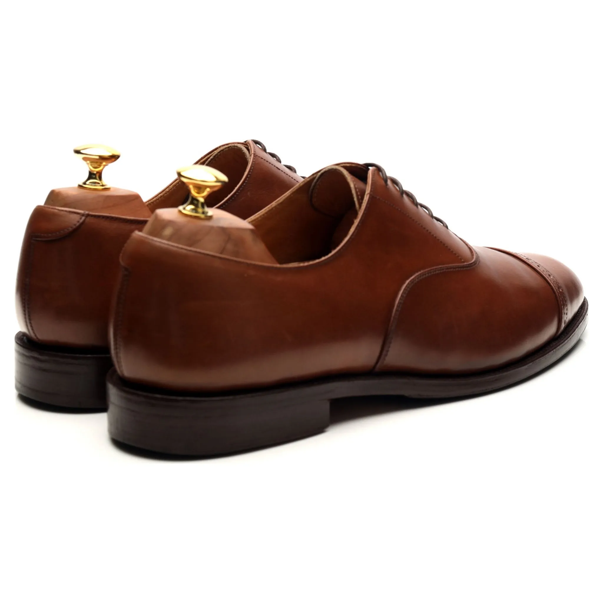 Tan Brown Leather Oxford UK 10.5