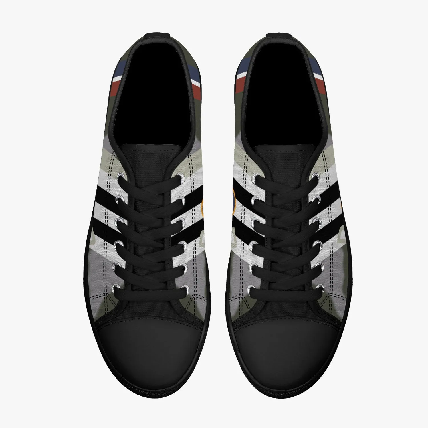 Tempest "R-B" Low Top Canvas Shoes