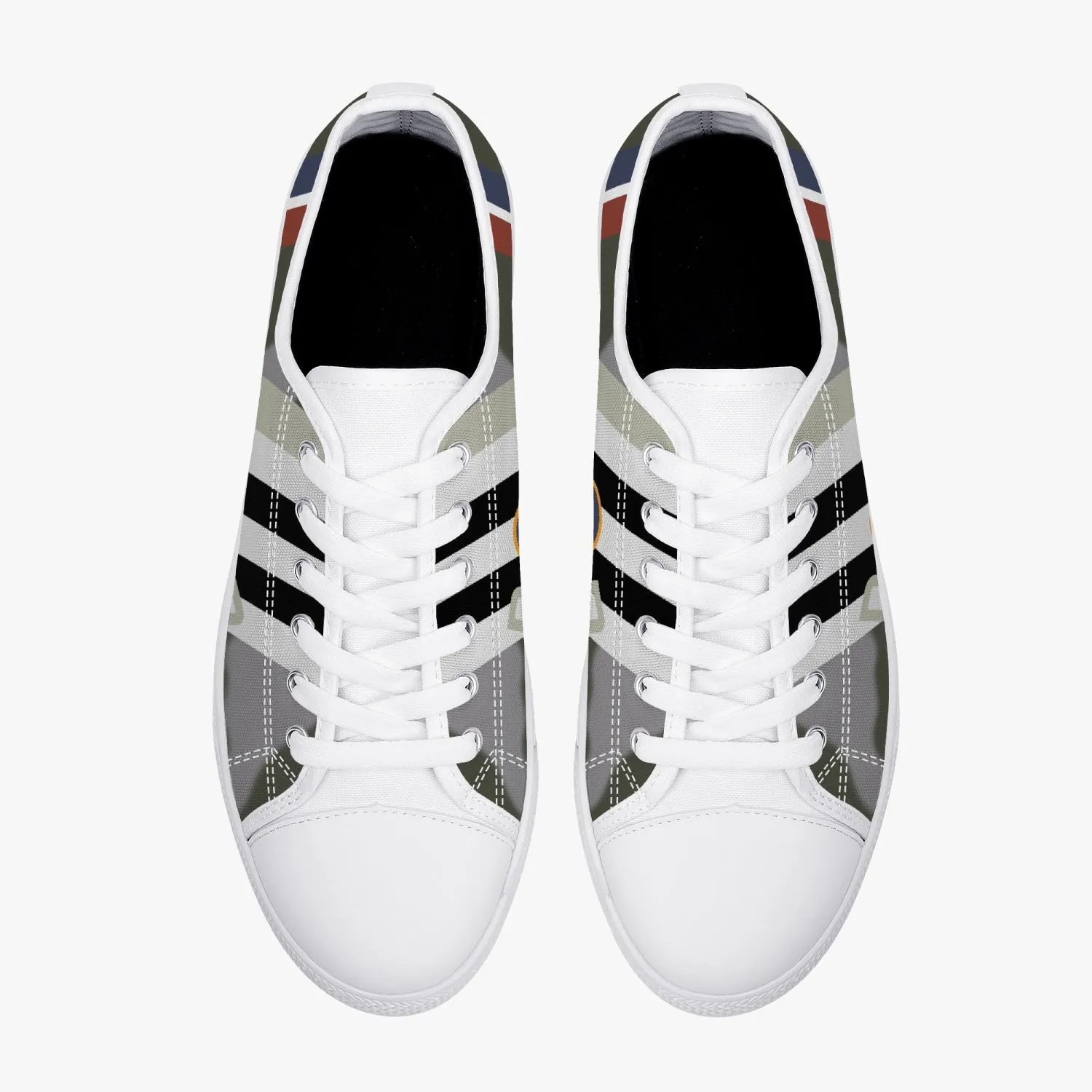 Tempest "R-B" Low Top Canvas Shoes