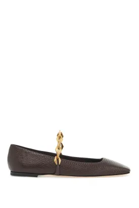 'tilda lizard print leather baller