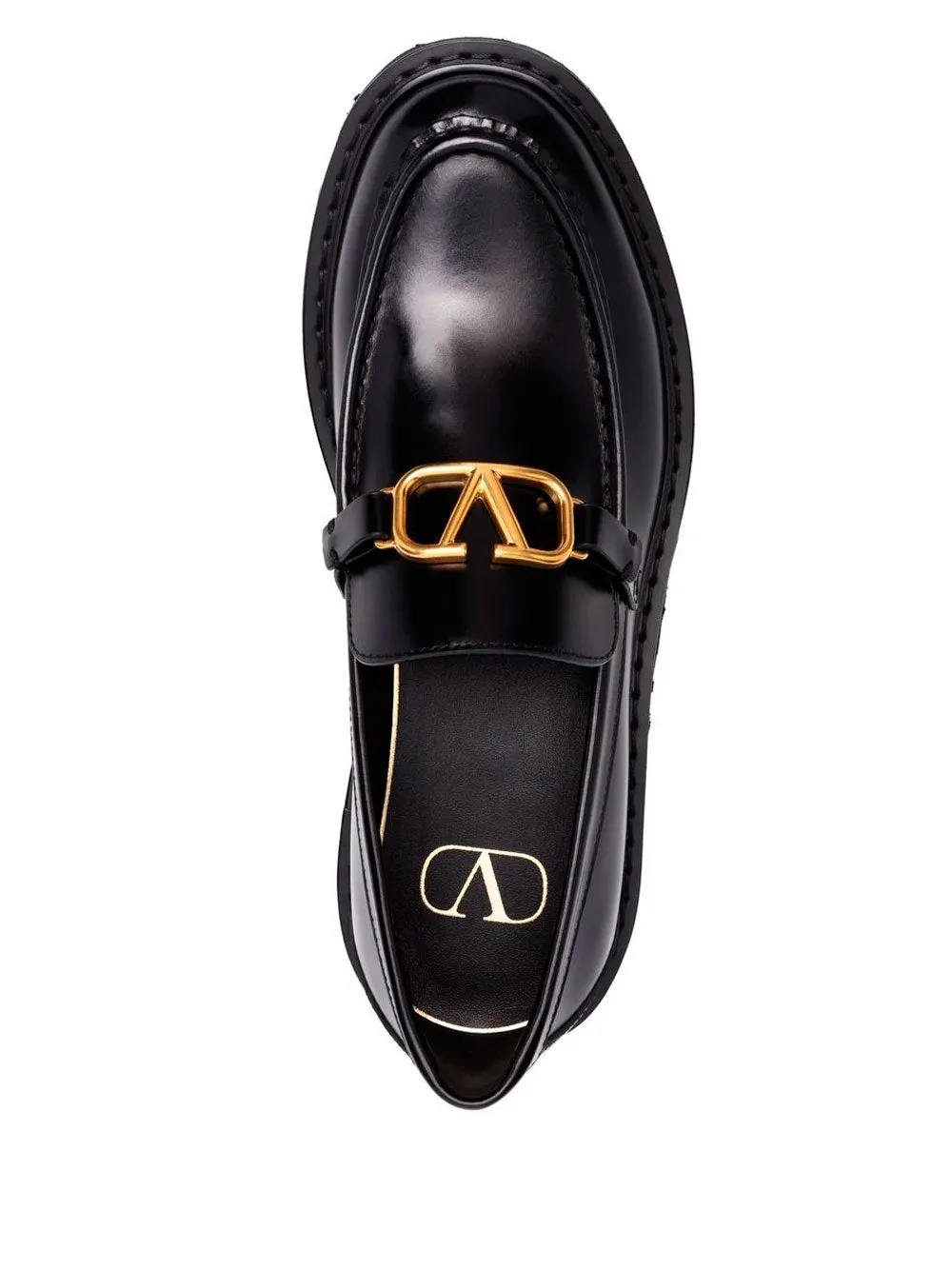 VLogo Signature logo-plaque loafers