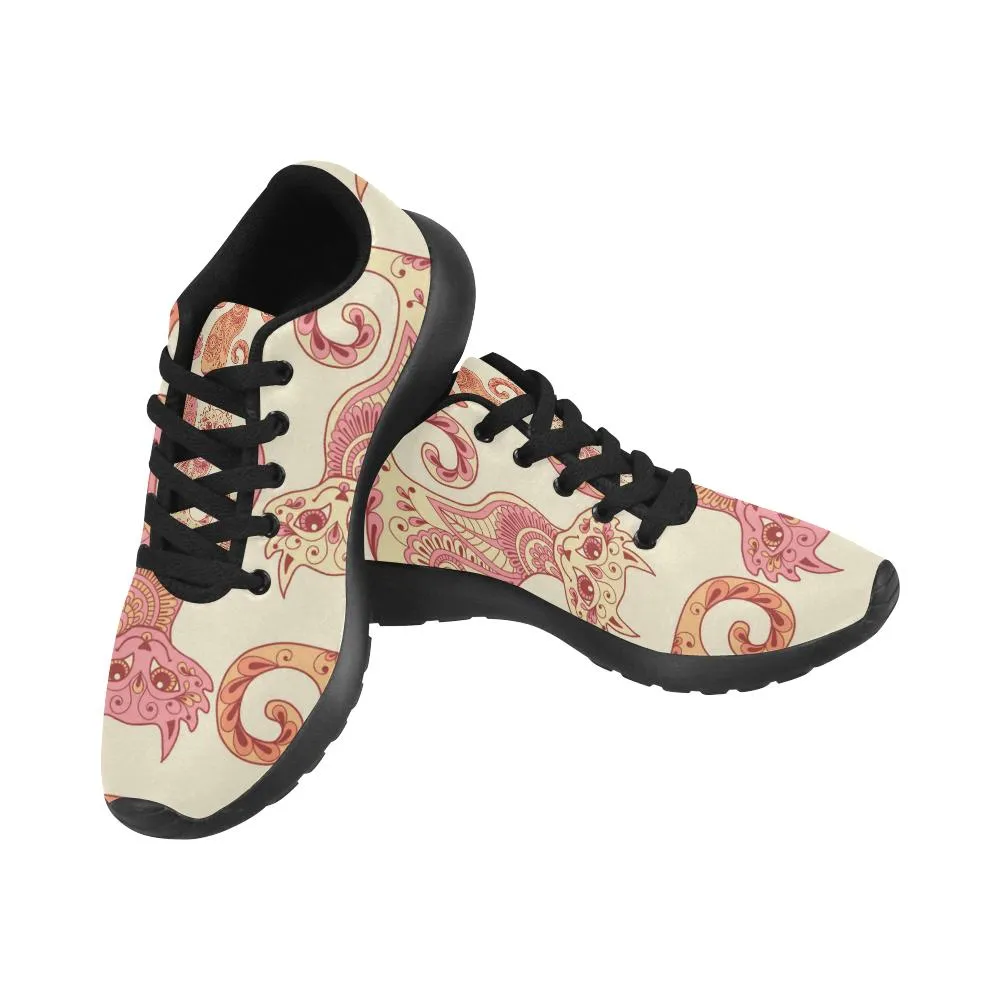 Zenzzle cats in the ethnic style print on Women's Running shoes Casual Lightweight Athletic Sneakers US size 6-15