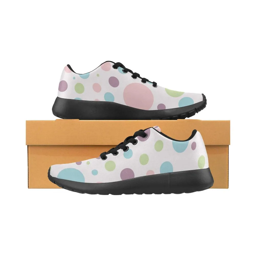 Zenzzle colorful circles pattern print on Women's Running shoes Casual Lightweight Athletic Sneakers US size 6-15