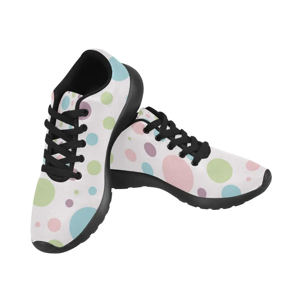 Zenzzle colorful circles pattern print on Women's Running shoes Casual Lightweight Athletic Sneakers US size 6-15