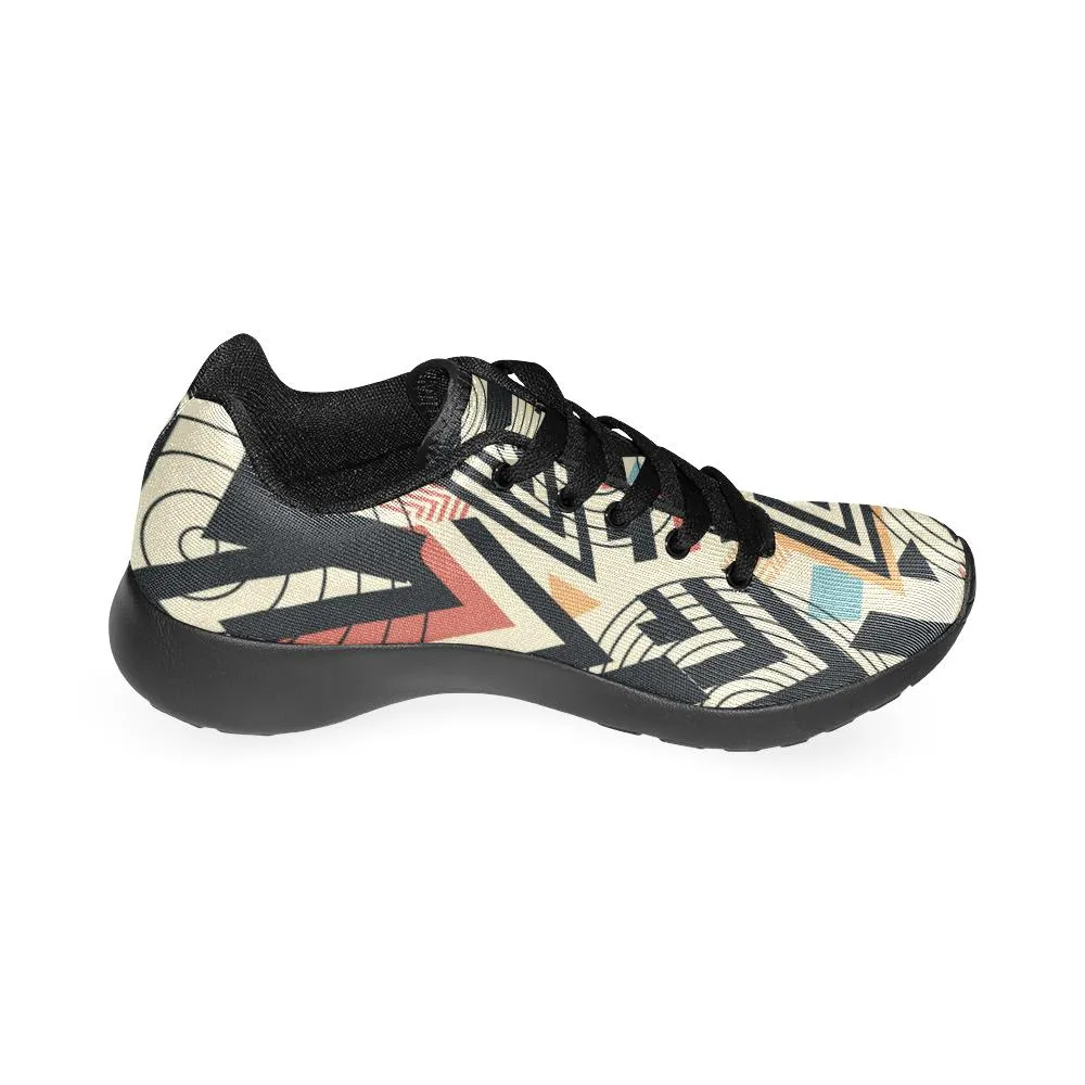Zenzzle graphic geometric print on Women's Running shoes Casual Lightweight Athletic Sneakers US size 6-15