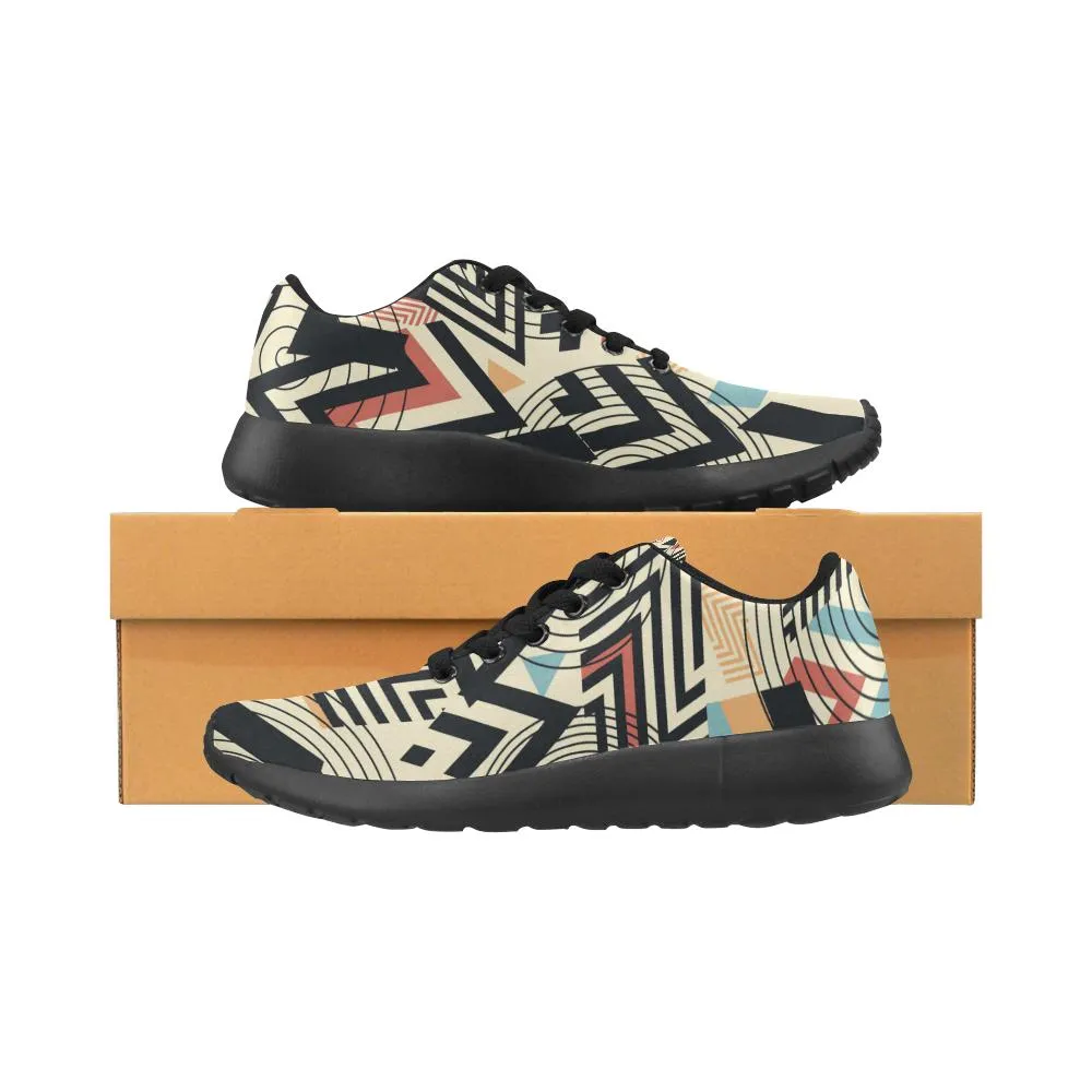 Zenzzle graphic geometric print on Women's Running shoes Casual Lightweight Athletic Sneakers US size 6-15