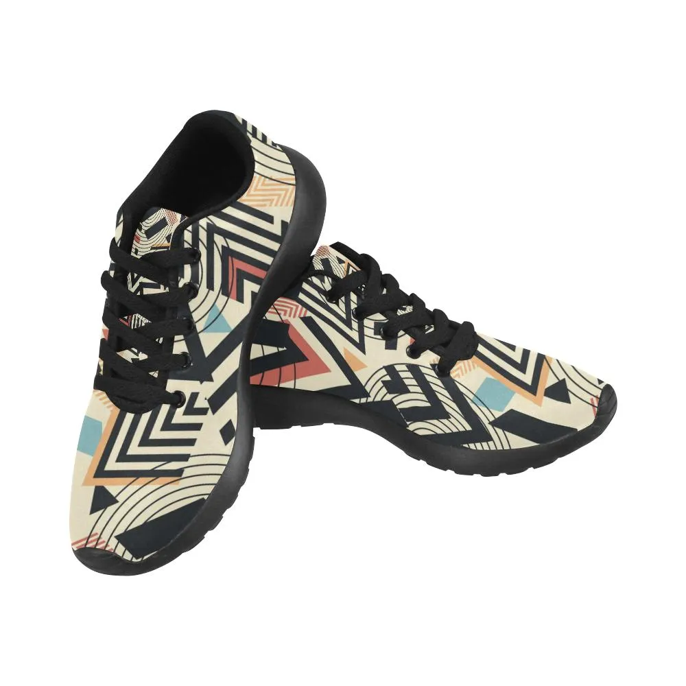 Zenzzle graphic geometric print on Women's Running shoes Casual Lightweight Athletic Sneakers US size 6-15